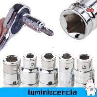 ราคา อะแดปเตอร์ซ็อกเก็ตวงล้อ LUMINESCIA, อะแดปเตอร์บิตหกเหลี่ยมมือเกินไปซ็อกเก็ต, ทนทาน 1/4 3/8 1/2 อะแดปเตอร์ประแจวงล้อสว่านไฟฟ้า (50413808758)