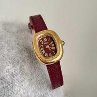 ราคา IEKE อ่างอาบน้ําเข็มขัดรูปไข่นาฬิกาผู้หญิง Niche Design High-End หรูหราสุภาพสตรีนาฬิกาข้อมือนาฬิกาผู้หญิง (55411560518)