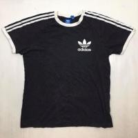 ราคา Adidas Originals เสื้อยืด มือสอง ของแท้ 100% สีดำ (7717676783)