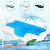 ราคา Soft Orthopedic Memory Foam Gel Pillow Core+Pillowcover Summer Cooling Sleep Pillow Anti Eczema Cervical Vertebra Home (49313689254)