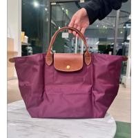 ราคา พร้อมส่ง ‼️ แท้ % New Longchamp Classic M Short สี plum (24995801387)