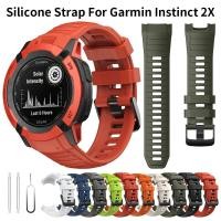 ราคา 26 มม.สําหรับ Garmin Instinct 2X Solar Silicone Band สําหรับ Instinct 2X Solar Tactical Edition สายรัดข้อมือทดแทน (28532698430)