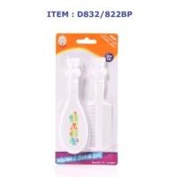 ราคา IQ BABY Brush & Comb Set With Bear Handle Item No. D832/2822 BP - หวีเด็ก (42505820735)