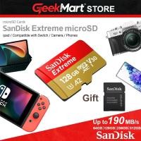 ราคา การ์ด SanDisk Extreme Pro Class 10 Micro SD 190MB/S Class 10 - (64GB/128GB/256GB/512GB) (43769694861)