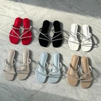 ราคา รองเท้าแตะเส้นเพชร แบบขายดีตลอดกาล ผ้าเงาขับผิว ได้ลุคคุณหนู บูสๆ <3 ( As-20 ) (43182320148)