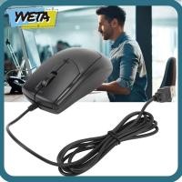 ราคา YVETA เมาส์ตามหลักสรีรศาสตร์, Plug Play Black USB Wired Mouse, Comfort Grip 1200 DPI Optical Mouse Gaming (46165565251)
