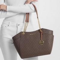 ราคา ✴️แท้ % MK JET SET TRAVEL LG CHAIN SHOULDER TOTE (43005160148)