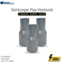ราคา GREAT Vlocksock / Ploksock Pvc Connection 1/2"x3/4" - 1/2"x1" - 3/4"x1" (28464410076)