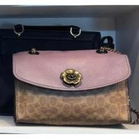ราคา COACH แท้ มือสอง รุ่น30585 Parker Signature Canvas Shoulder Bag Used (43103927042)