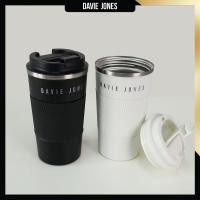ราคา DAVIE JONES Stainless Tumbler แก้วสแตนเลส แก้วเก็บอุณหภูมิ ขนาด 500 ML 17 Oz สีขาว สีดำ (27573687569)