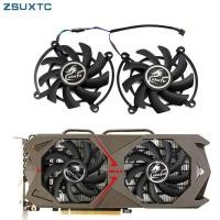 ราคา HL 2 ชิ้น/เซ็ตเหมาะสําหรับสีสัน GTX1060 GeForce GTX1070 GAMING GTX1060 1070 iGame S กราฟิกการ์ดพัดลมระบายความร้อน (57863754818)