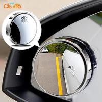 ราคา GTIOATO 2 ชิ้น กระจกมองมุมอับรถยนต์ กระจกกลมเล็ก ของแต่งรถ สำหรับ Toyota Veloz Wish CHR Yaris Altis Sienta Fortuner Vios Corolla Prius Camry Alphard (23074474965)