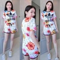 ราคา ส่งต่อชุดSet 2ชิ้น adidas ได้ทั้งset คุ้มมาก ผ้าพิมพ์ลายระบบดิจิตอล ใส่เที่ยวใส่ออกกำลังกายใส่อยู่บ้านได้หมดค่ะ (22240255906)