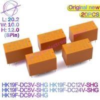 ราคา ☆Free shipping 20PCS/Lot Signal Relay HK19F -DC 3 5 6 9 12 24 V-SHG 3V 5V 6V 9V 12V 24V Relays 8PIN (28655268124)