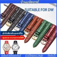ราคา ใช้กับ DW FIYTA CASIO Universal Red สายนาฬิกาหนังวัวแท้สําหรับผู้หญิง (43930833921)