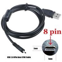 ราคา สายชาร์จกล้องดิจิตอล Sony Cybershot Dsc - W800 W810 W830 สำหรับรุ่นรูเล็ก 8 Pin (24455340596)
