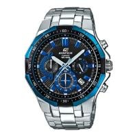 ราคา Casio Edifice นาฬิกาข้อมือผู้ชาย สีดำ สายสแตนเลส รุ่น EFR-554D-1A2V (261370459)