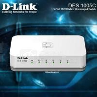 ราคา D-LINK DES-1005C 5-Port 10/100 Mbps Unmanaged Switch - HG (44383070995)