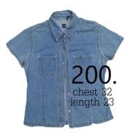 ราคา เสื้อยีนส์ GAP ของแท้มือสอง (1334027796)