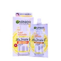 ราคา HOT(1 ซอง) การ์นิเย่ 30x วิตามินซี บูสเตอร์ เซรั่ม ไบรท์ คอมพลีท แบบซอง Garnier 30x Vitamin C Booster Serum Bright Com (47550804705)