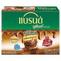 ราคา แบรนด์จูเนียร์ซุปไก่สกัดรสช็อกโกลาวา 42ซีซี แพค 12 Brands Junior Choco Lava 42X12 [หมายเลขบาร์โค้ด 8852001106616] (53065412396)
