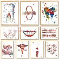 ราคา ภาพวาดสีน้ำบนผ้าใบศิลปะทันตกรรม - โปสเตอร์และพิมพ์ภาพฟันเทียมกายวิภาคทันตแพทย์ | ภาพติดผนังสำหรับตกแต่งโรงพยาบาลและคลินิก (57715125169)
