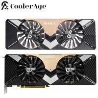 ราคา AFor Palit GeForce RTX 2080 Ti กราฟิกการ์ดพัดลมระบายความร้อนพร้อมเคส 87 มม. GA92S2H RTX2080Ti เปลี่ยนกราฟิกการ์ดพัดลม GPU * (54915310926)