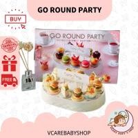 ราคา VCARE Go Round Sushi Go Round Party Machine Macaron Dessert Showcase Ceara Display Flavice Condous Rotation Sweet Watch (50713392799)