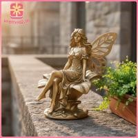 ราคา [สวย2] เรซิ่นนางฟ้าหุ่นหรูหราเครื่องประดับสวนกลางแจ้งตกแต่งประติมากรรมรูปสําหรับตกแต่งระเบียง (49165642020)