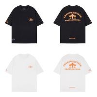 ราคา 97PF Chrome Hearts New summer style short-sleeve embroidered round-neck loose fit unisex shirt T Shirt (55964449560)