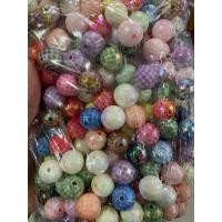 ราคา ลูกปัด 16mm UV BOLDU ROUND คละสี 200 ชิ้น (54464472280)