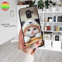 ราคา HP Real Case Samsung A8 Plus Last Motif - เคสโทรศัพท์มันเงา - New Glossy Case Samsung A8+ Phone Case [CAT Motif] - Glossy Samsung Hardcase - Best Selling Samsung Phone Case Can (44233049138)