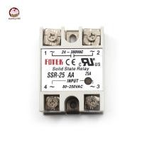 ราคา Myoloy 24V-380V 25A SSR-25AA Solid State Relay Module 80-250VAC AC-AC (51613940579)
