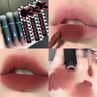 ราคา [XT] Macaron Lip Gloss Matte Matte Velvet Whitening Lip Gloss (54364915014)