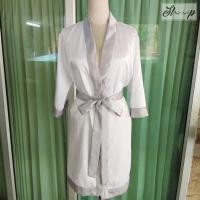 ราคา ชุดคลุมปักชื่อ ชุดคลุมซาตินปักชื่อ (20315759767)