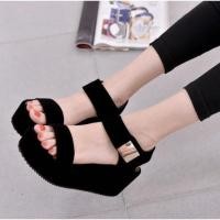 ราคา civicera_dudushop2 รองเท้าส้นตึกแบบรัดส้น ส้นตึกสูง3นิ้ว SUH68 (4820501343)