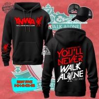 ราคา HOODIE JUMPER THE REDS YNWA YOULL NEVER WALK ALONE LIVERPOOL DESIGN CASUAL STREETWEAR COTTON FLEECE ฟรีหมวกสีดํา (51313088866)