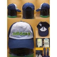 ราคา [สแน็ปมีรอยแตกเล็กน้อย] หมวก adidas NEO แท้ ทูโทนกรม-ขาว โลโก้ยางนูนเขียวมะนาว ทรงสปอร์ต (54512035085)