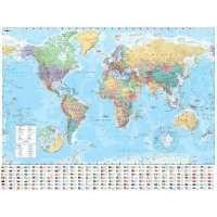 ราคา Collins World Wall Laminated Map (29133540467)
