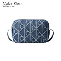 ราคา CALVIN KLEIN กระเป๋าสะพายข้างผู้หญิง Allover Emblem Logo รุ่น 4F3430G YBN-สีฟ้า (55563972703)