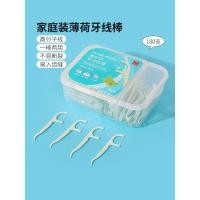 ราคา Miniso miniso Family Pack Mint Dental Floss Sticks 180 Sticks Super Fine Super Saving Portable Dental Mark Floss สินค้าของแท้ (52062108069)