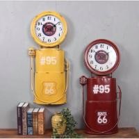 ราคา นาฬิกาเหล็กทั้งชิ้น ถังน้ำมัน มี 2 สี เหลือง แดง (2333460081)