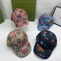 ราคา ใหม่ GG หมวกเบสบอลลายดอกไม้หมวกเบสบอลสุภาพสตรี GG หมวกเบสบอล my (50265670181)