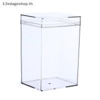 ราคา ESTH กล่องพลาสติกสี่เหลี่ยม Biscuit candy doll Gift Paaging Box Transparent Box (54162783218)