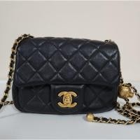 ราคา กระเป๋า CHANEL Square Classic Mini Crossbody Bagของแท้มือสอง พร้อมส่งสีดำค่ะ (29545490831)