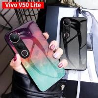 ราคา สําหรับ VIVO V50 Lite 2025 Starry Sky Gradient สีแก้วสําหรับ VIVO V 50E V50Lite 5G 4G VIVO V50Lite V40Lite Pro กรณีกันกระแทกเลนส์ปกป้องปลอก VivoV50Lite VivoV50 (25044130848)