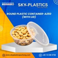 ราคา A250 PP Round Container ABBA A250 - กล่องใส่อาหารพลาสติกแบบใช้แล้วทิ้ง (56011392269)