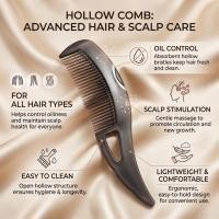 ราคา หวีผมควบคุมน้ํามัน Sebum & Scalp Massage Hair Volumizing Comb Follicle Cleanser Anti-tangle ผมนุ่มไม่ติดทําความสะอาดง่าย Travel Require Unisex ผู้ชายและผู้หญิง (56112833879)