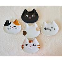 ราคา จานเซรามิครูป และลายน้องแมวน่ารัก 5 ใบ ใหม่ มีกล่อง (29972181516)