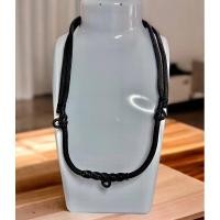 ราคา สร้อยคอห้อยพระ สร้อยเทียนถัก 3 องค์ เชือกร่ม ปรับความยาวได้ สวมคอได้สีดำ (23257232993)